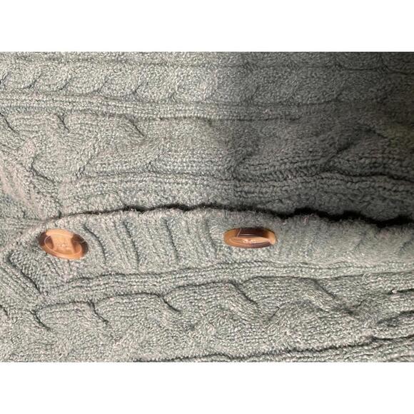 American Eagle Cardigan Sweater Women's Medium Green Knit - Picture 3 of 5